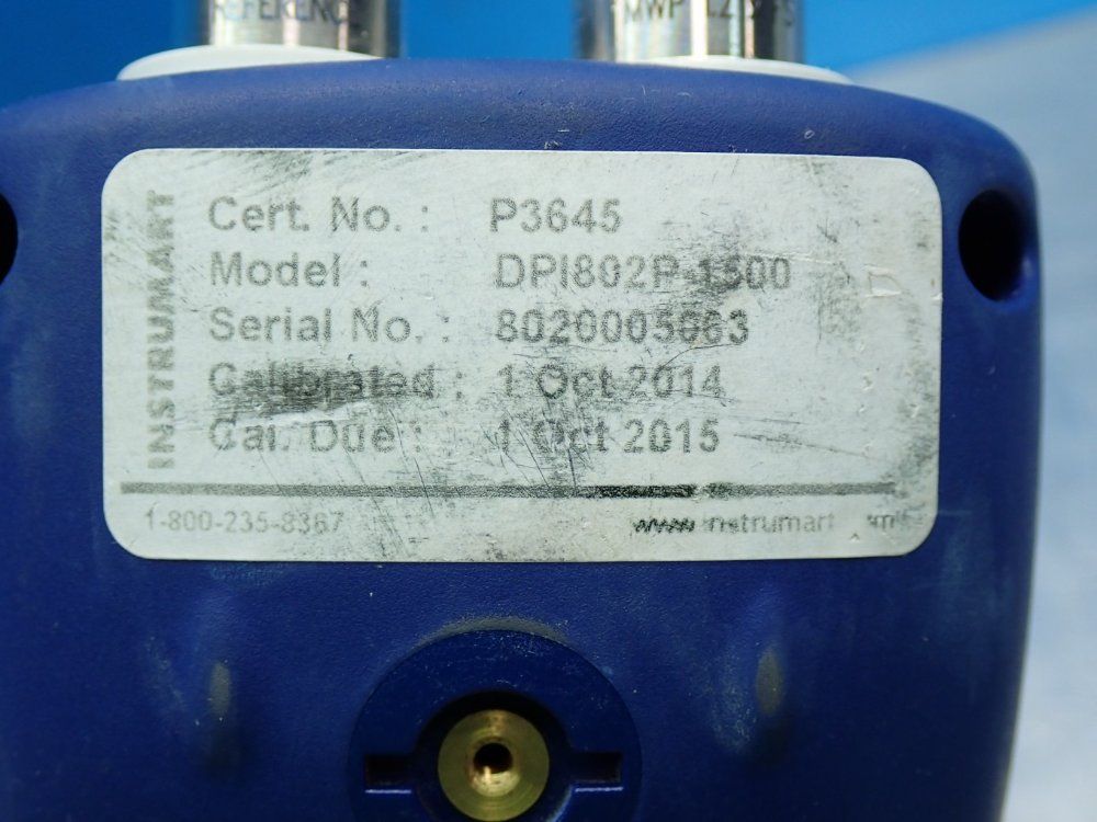 Druck 1500psig Dpt 802 Pressure Indicator & Loop Calibrator - Dpi802p-1500
