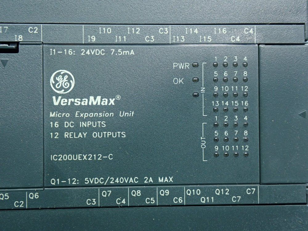 General Electric Versamax Micro Expansion Unit - Ic200uex212-c