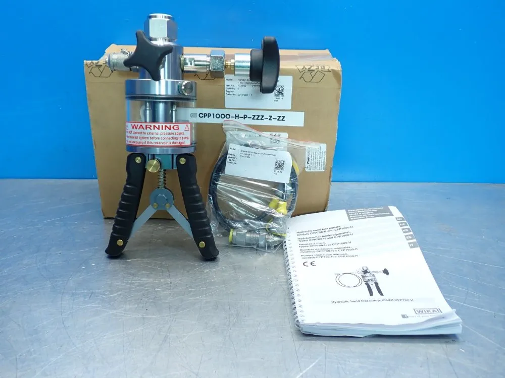 Wika 1000bar 14,500psi Max Hydraulic Hand Pump - Cpp1000-h-p-zzz-z-zz