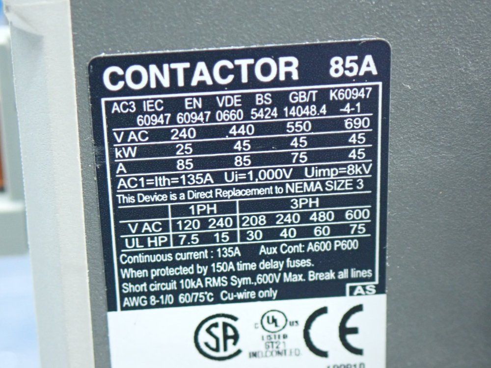 Carlo Gavazzi Magnetic Contactor Unit - Cc85s
