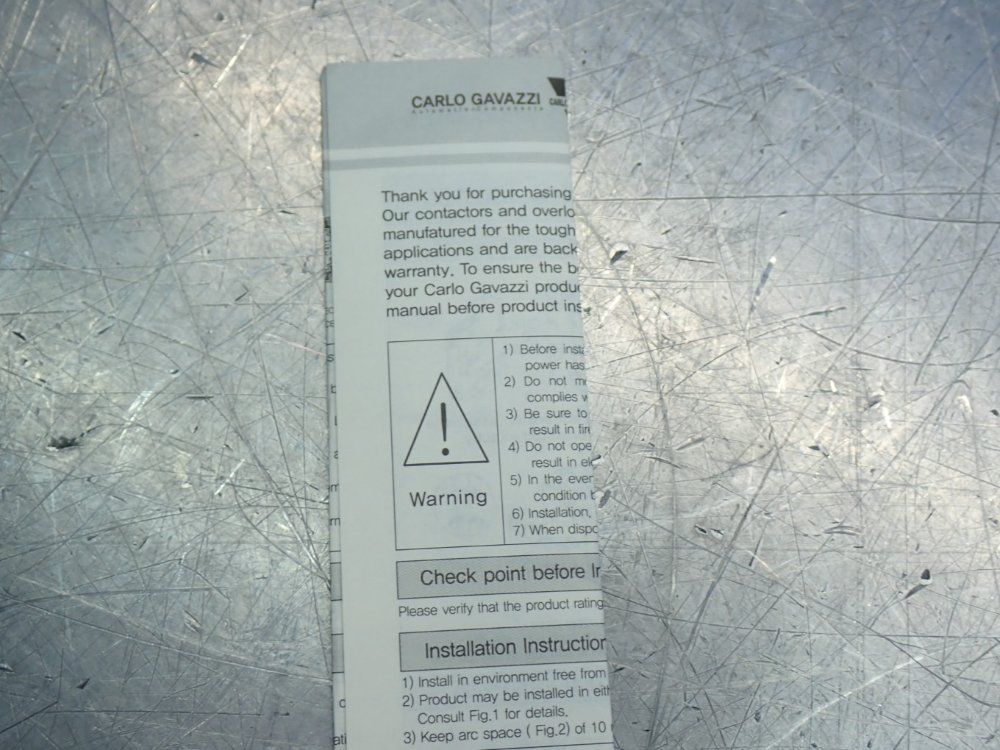 Carlo Gavazzi Magnetic Contactor Unit - Cc85s