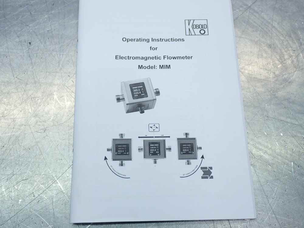 Kobold Electromagnetic Flowmeter - Mim-1205gg4c3t0