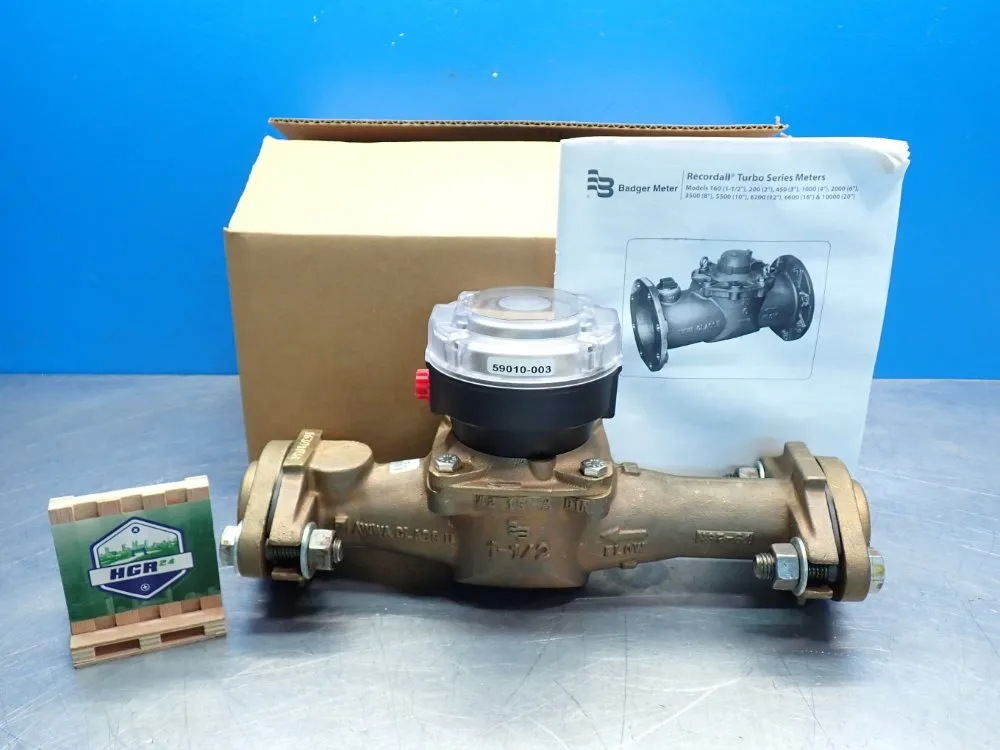 Badger Meter 1250gpm Recordall Turbo-series Wastewater Monitoring Station Meter - Rt-0150brnpnsx-td-xxxx