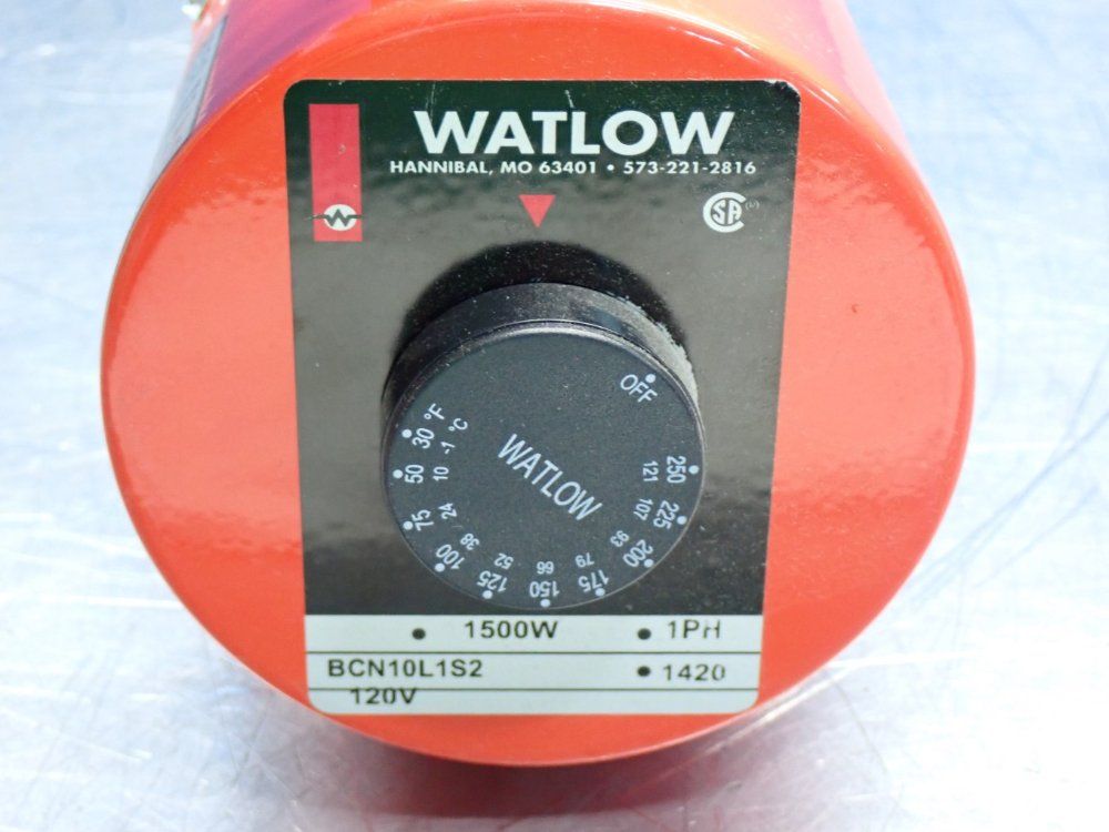 Watlow Spst Thermostat Screw Plug Heater - Bcn10l1s2