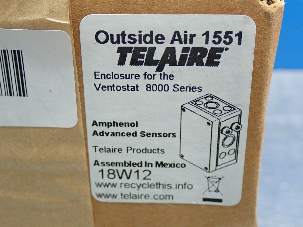 Telaire Outside Air 1551 Ventostat 8000-series Enclosue - T1551