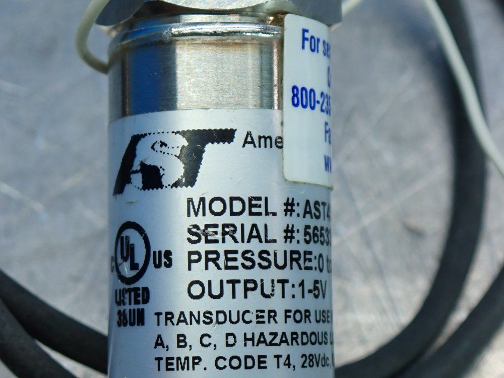American Sensor Technologies 0-2000psi Pressure Transducer - Ast4300a02000p3l0000