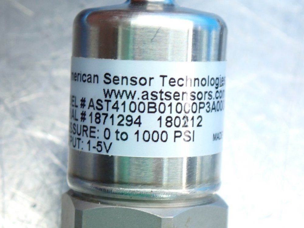 American Sensor Technologies 1000psi Te Connectivity Measurement Sensor - Ast4100b010c0p3a0000