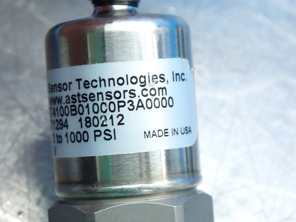 American Sensor Technologies 1000psi Te Connectivity Measurement Sensor - Ast4100b010c0p3a0000