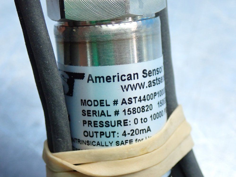 American Sensor Technologies Safe Industrial Pressure Transducer - Ast4400p10000p4l1000