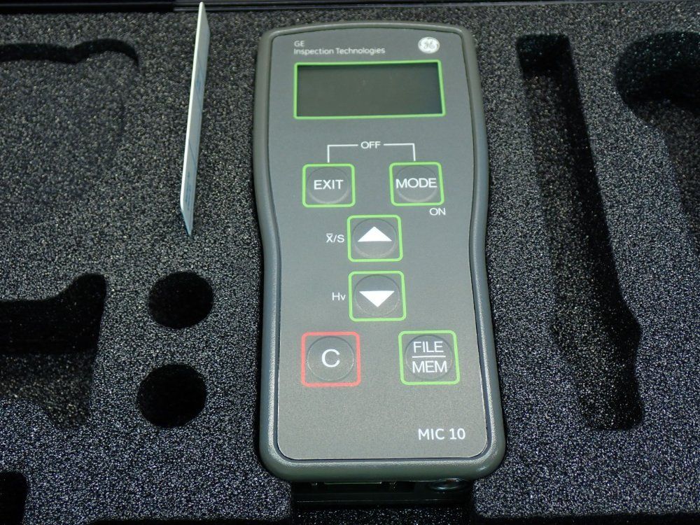 Ge Inspection Technologies Portable Ultrasonic Hardness Tester - Mic10-dl