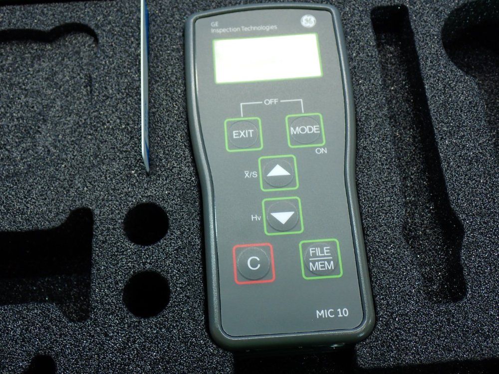 Ge Inspection Technologies Portable Ultrasonic Hardness Tester - Mic10-dl