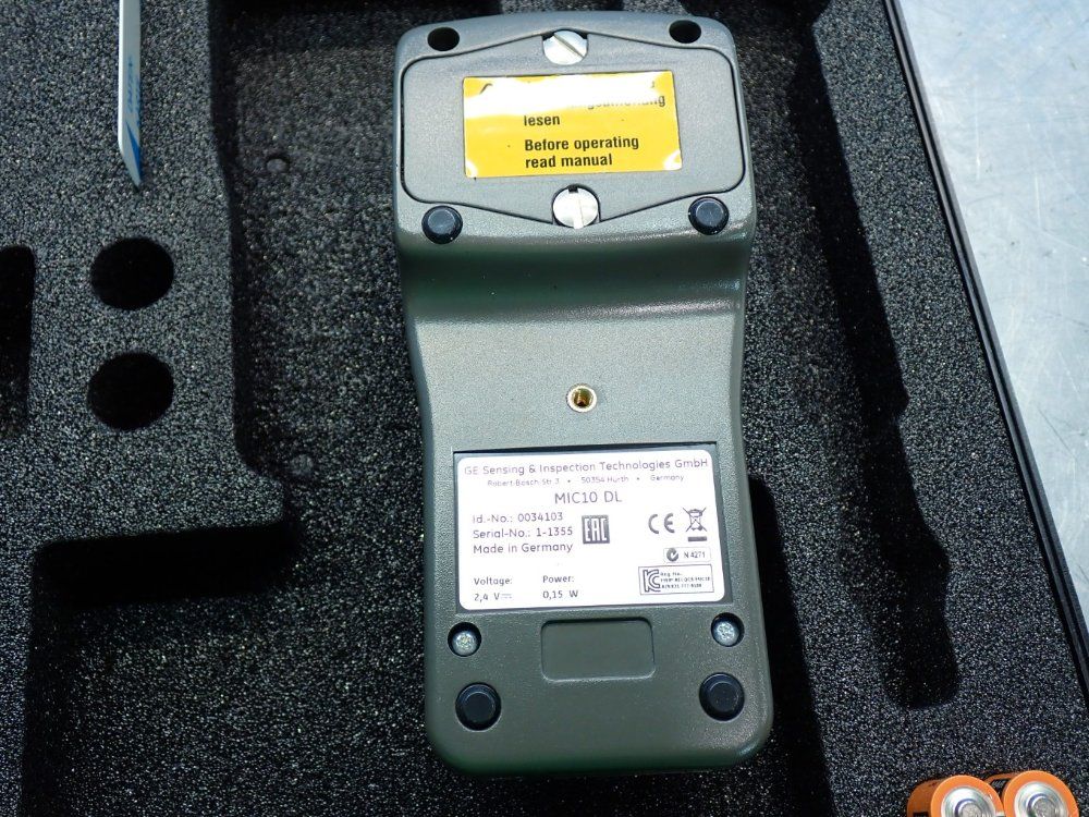 Ge Inspection Technologies Portable Ultrasonic Hardness Tester - Mic10-dl