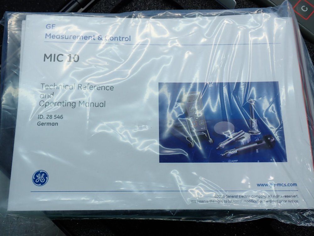 Ge Inspection Technologies Portable Ultrasonic Hardness Tester - Mic10-dl