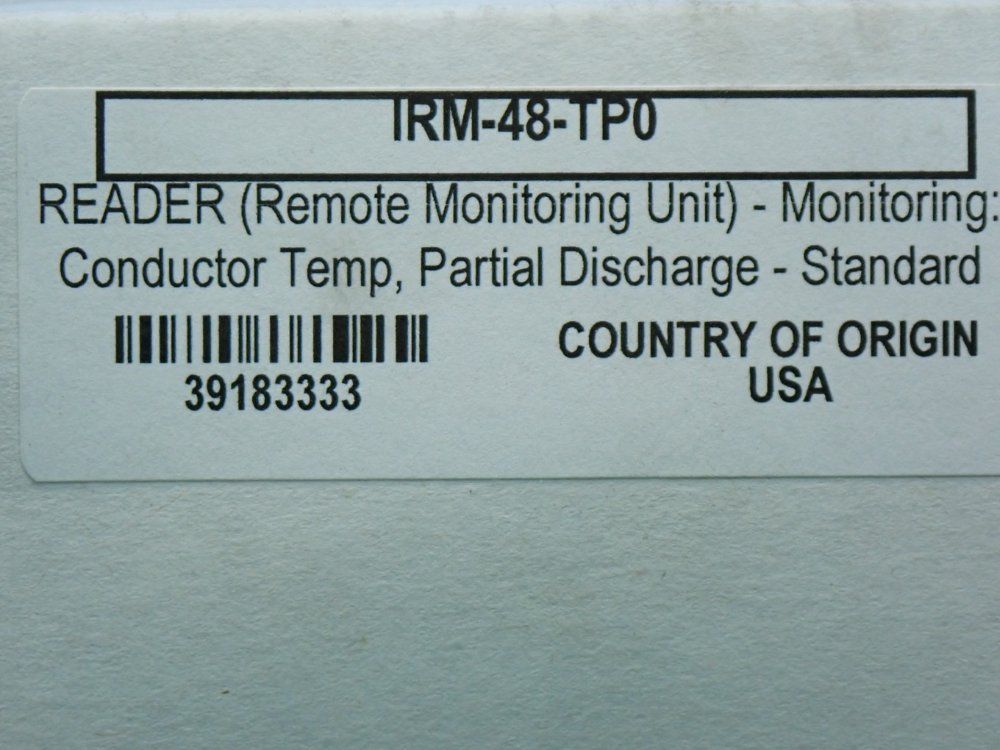 Intellisaw Irm Reader Critical Asset Monitoring Unit - Irm-48-tp0