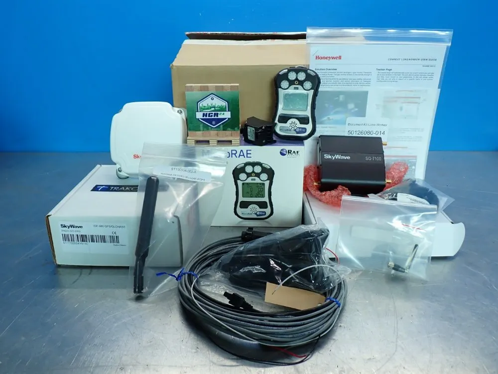 Honeywell Microrae Personal Wireless 4-gas Monitor Loneworker Kit - Cnx4-na-lw