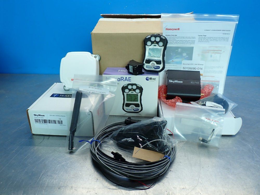 Honeywell Microrae Personal Wireless 4-gas Monitor Loneworker Kit - Cnx4-na-lw