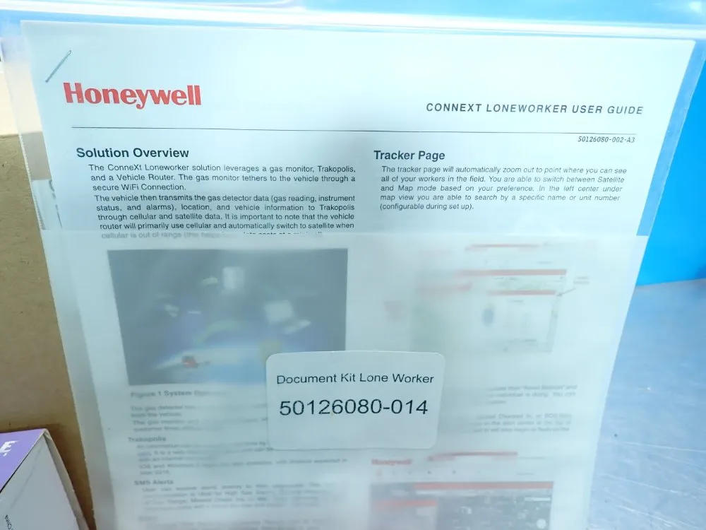 Honeywell Microrae Personal Wireless 4-gas Monitor Loneworker Kit - Cnx4-na-lw