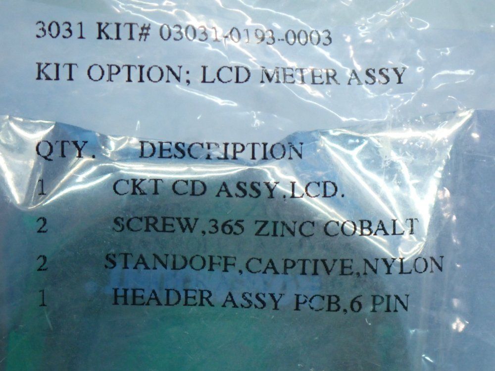 Rosemount 3031 Lcd Display Hardware Kit - 03031-0193-0003