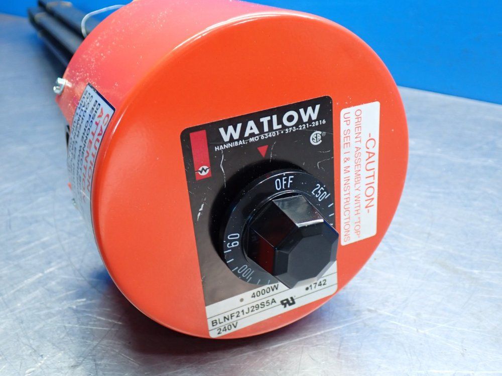 Watlow Screw Plug Direct Immersion Heater - Blnf21j29s5a