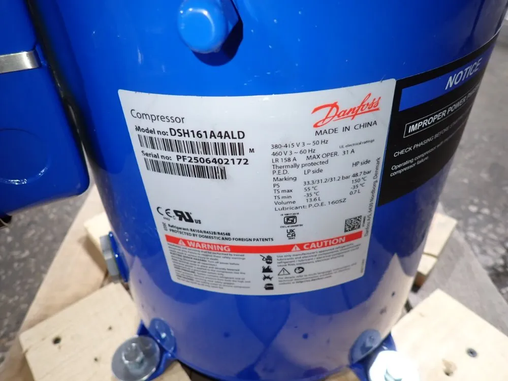 Danfoss Scroll Compressor - Dsh161a4ald