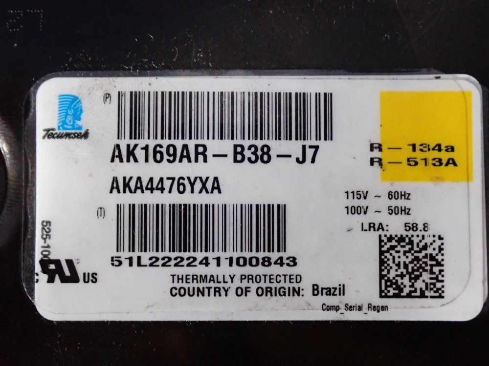 Tecumseh Compressor - Ak169ar-b38-j7