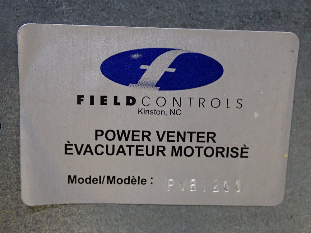 Field Controls 1/3 Hp Blower - Pve 200