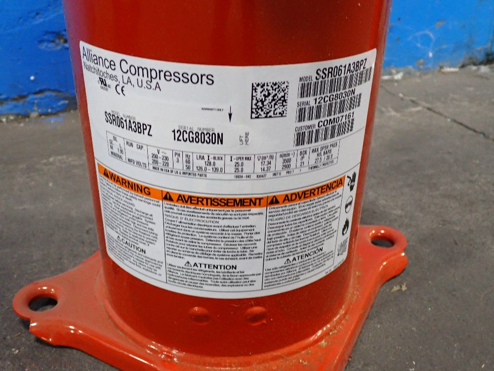 Alliance Compressor Compressor - Ssr061a3bpz
