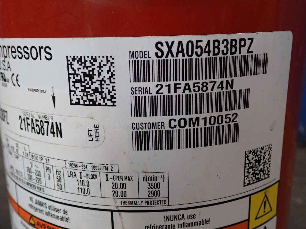 Alliance Compressor Compressor - Sxa054b3bpz
