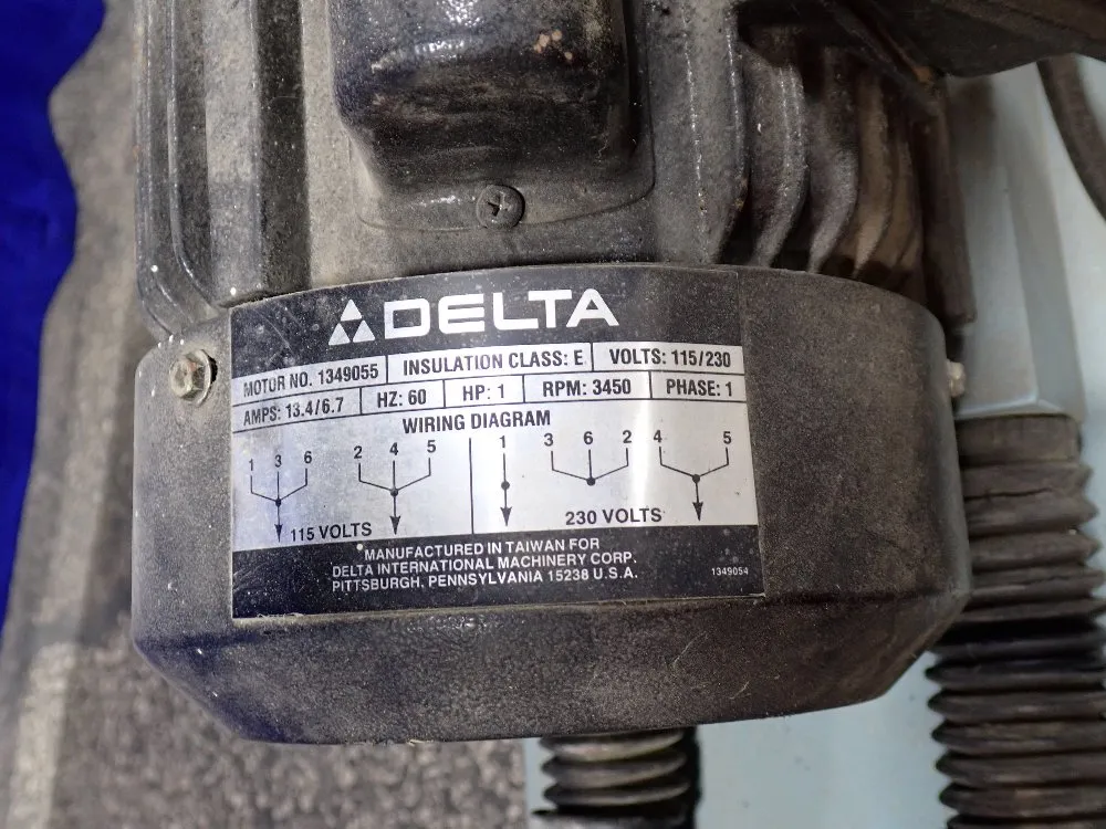 Delta 1 Hp Horizontal Boring Machine - 32-350