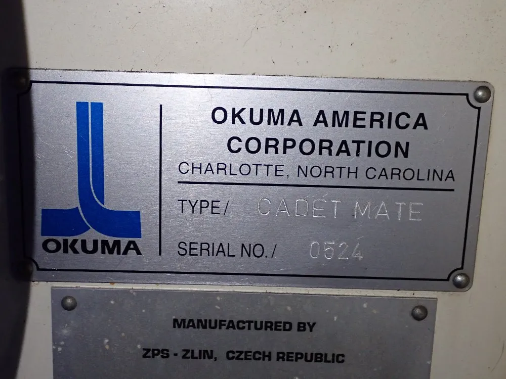 Okuma 20" X 47" Cnc Vmc - Cadet Mate