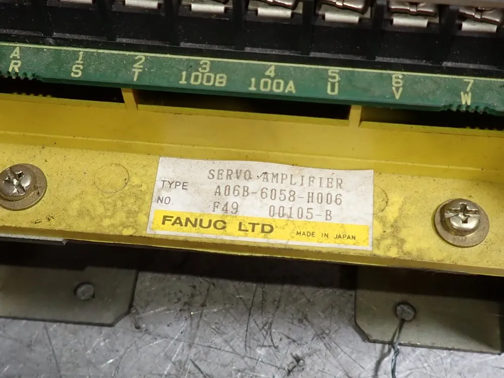 Fanuc Servo Amplifier - A06b-6058-h006