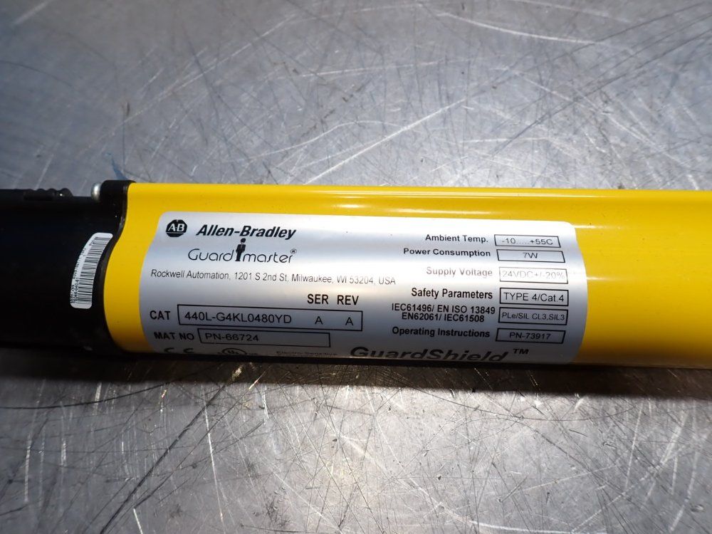 Allen-bradley 22" X 1" Light Curtain - 440l-g4kl0480yd