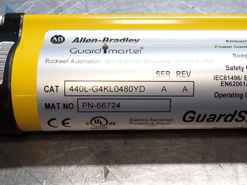 Allen-bradley 22" X 1" Light Curtain - 440l-g4kl0480yd