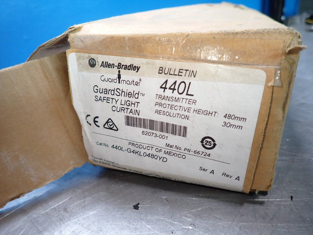 Allen-bradley 22" X 1" Light Curtain - 440l-g4kl0480yd