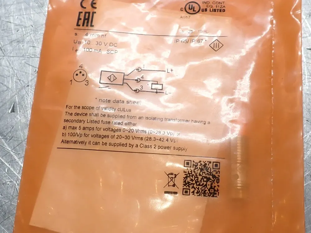 Ifm Proximity Switch Sensor - Ie5367