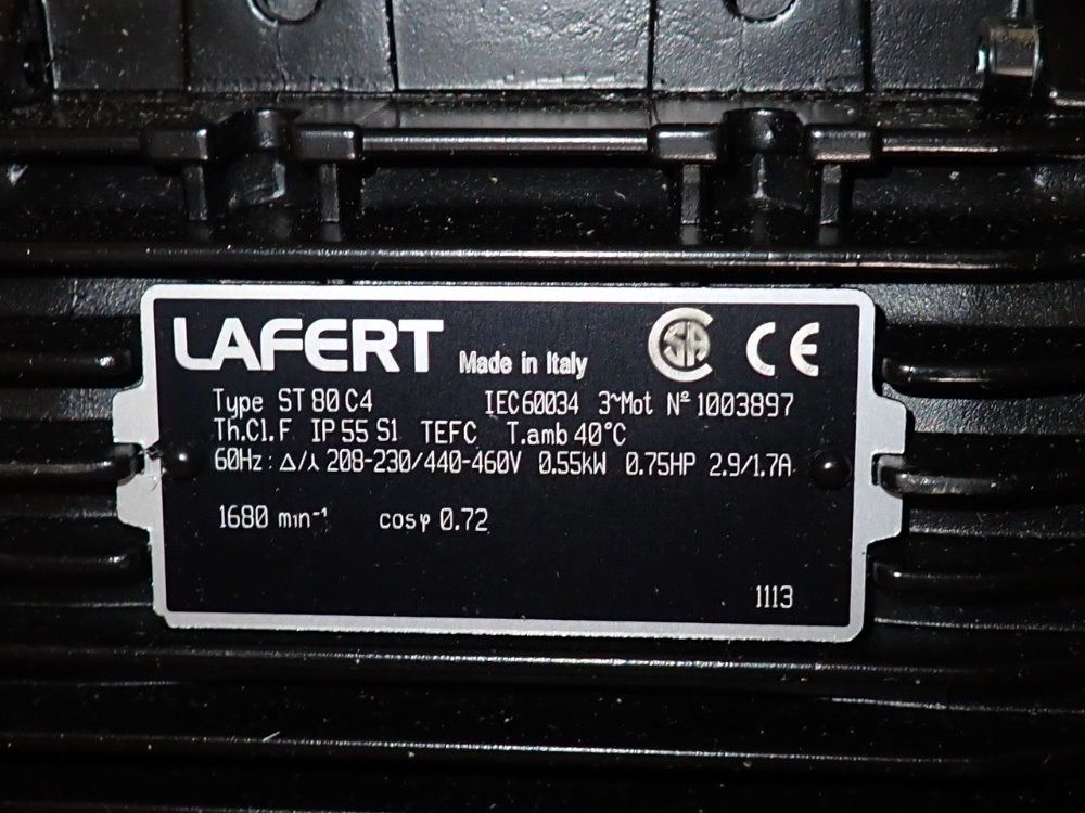 Lafert 0.75 Hp Motor - St 80 C4