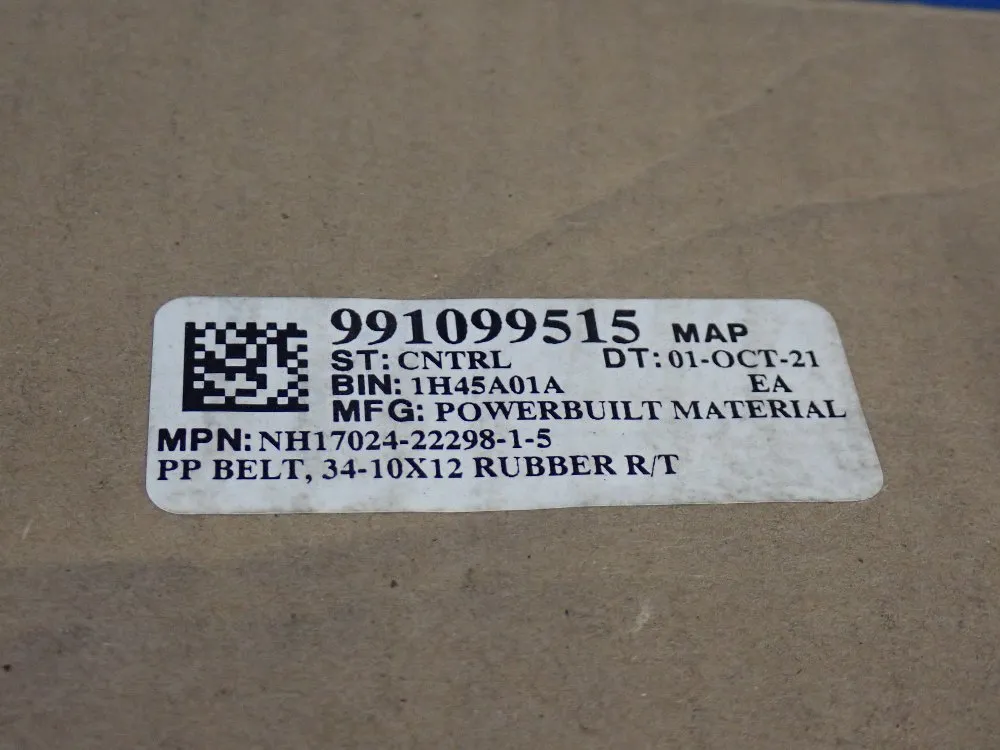 Powerbuilt Material Rubber Belt - Nh17024-22298-1-5