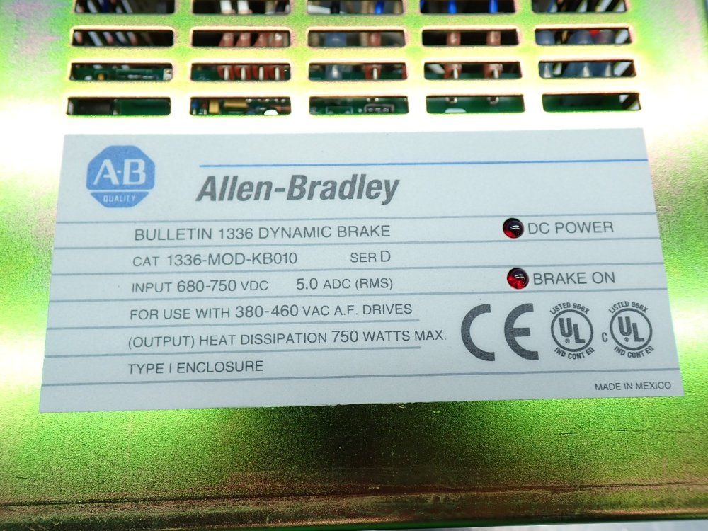 Allen Bradley 10hp Dynamic Brake Unit - 1336-mod-kb010