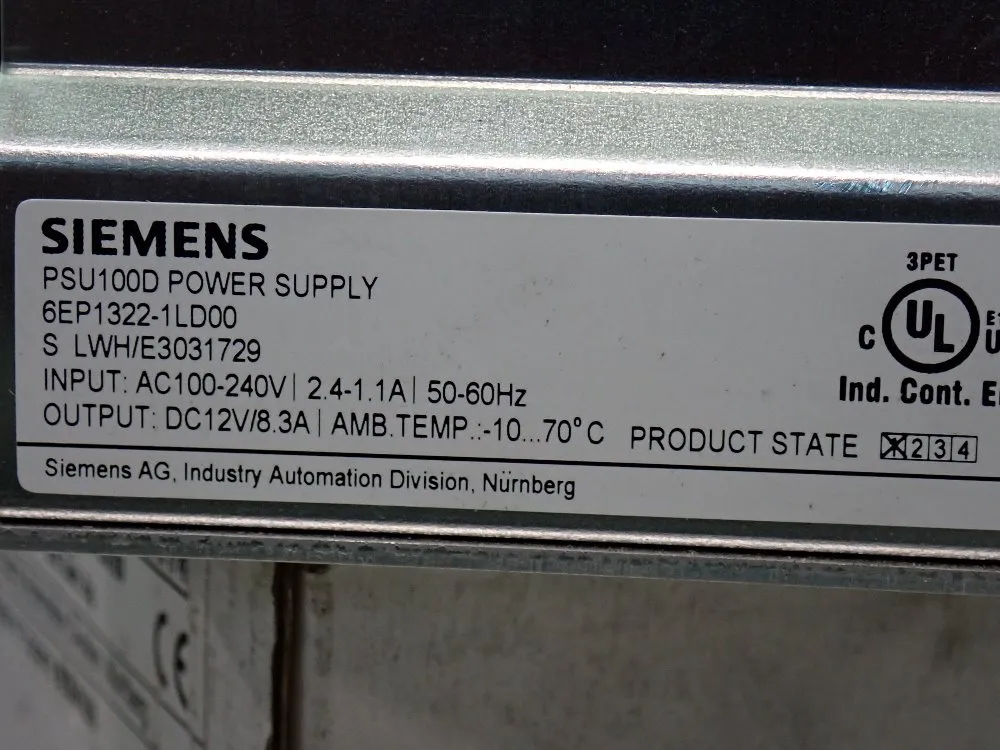 Siemens Power Supply - 6ep1321-1ld00