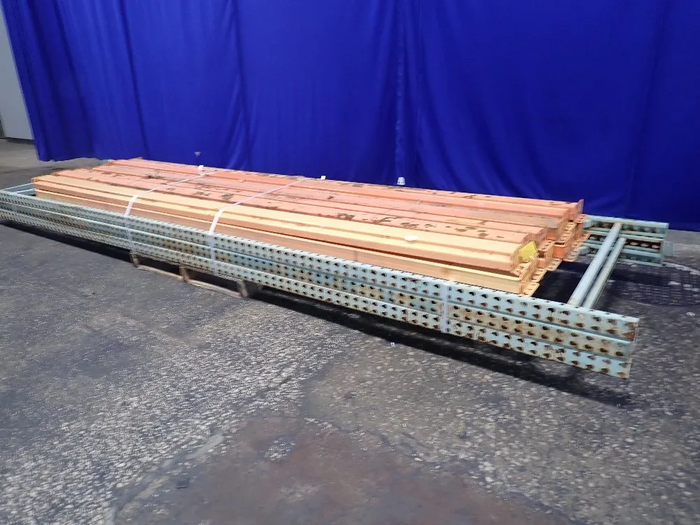 48" X 192" Pallet Racking Lot - Tear Drop