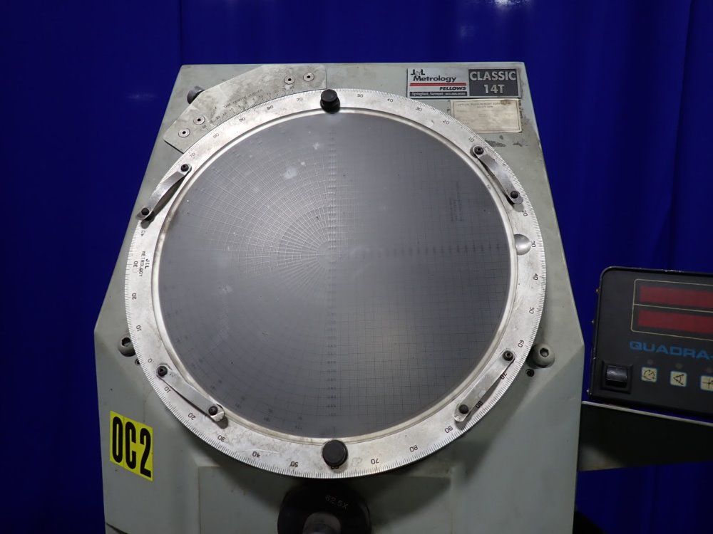 J & L 14 1/2" Optical Comparator - 14t