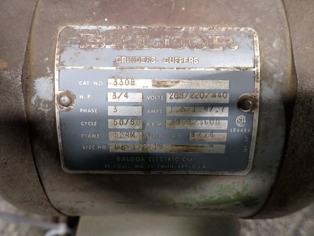 Baldor 7 1/2" Buffer - 330b