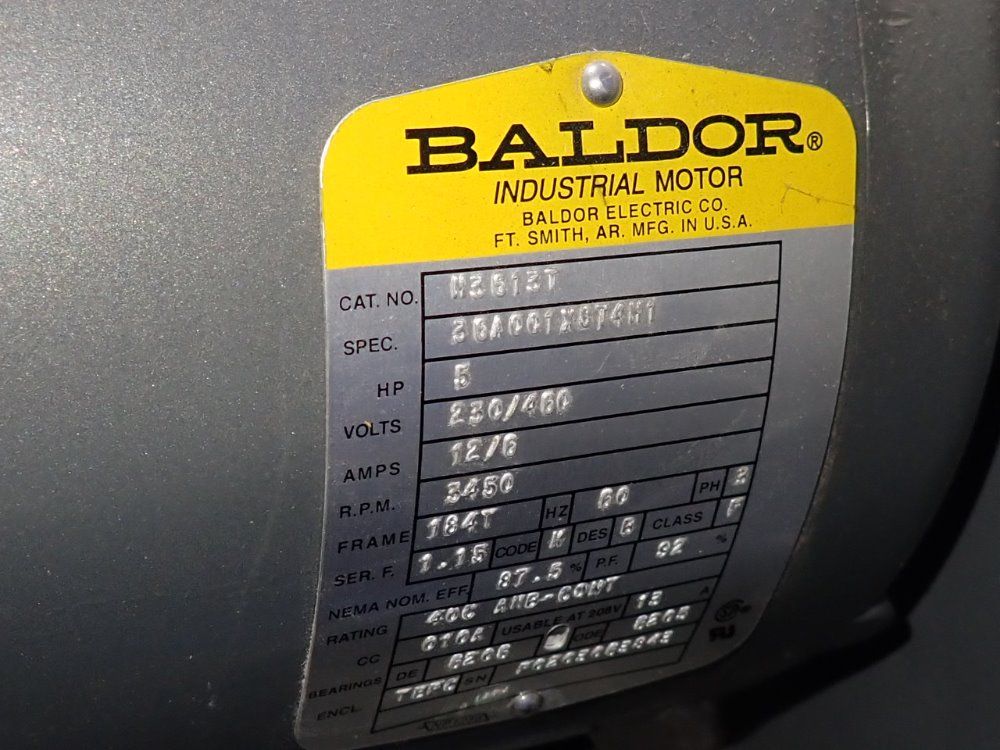 Cincinnati Fan 5 Hp Blower - Pb-14a