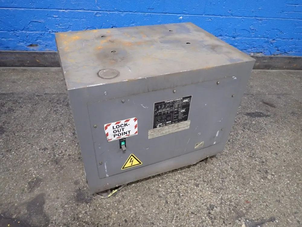 Brone Electric Co 50 Kva Transformer - Sh-4100