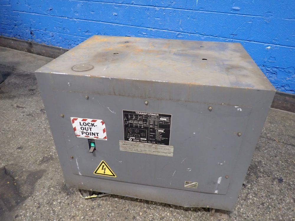 Brone Electric Co 50 Kva Transformer - Sh-4100