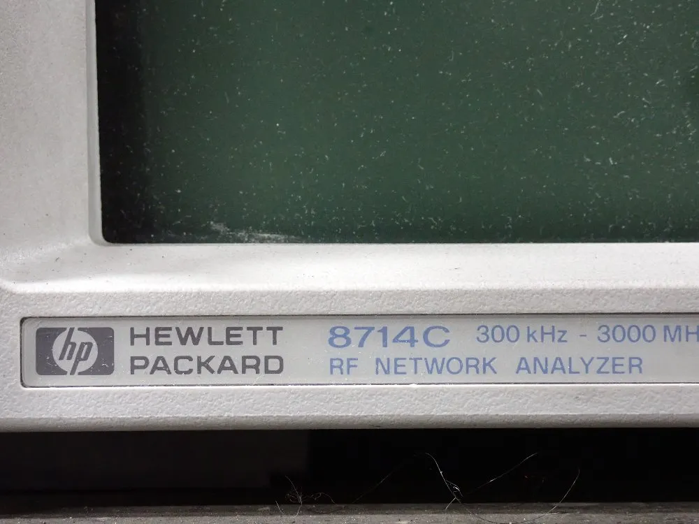 Hewlett Packard Rf Network Analyzer - 8714c