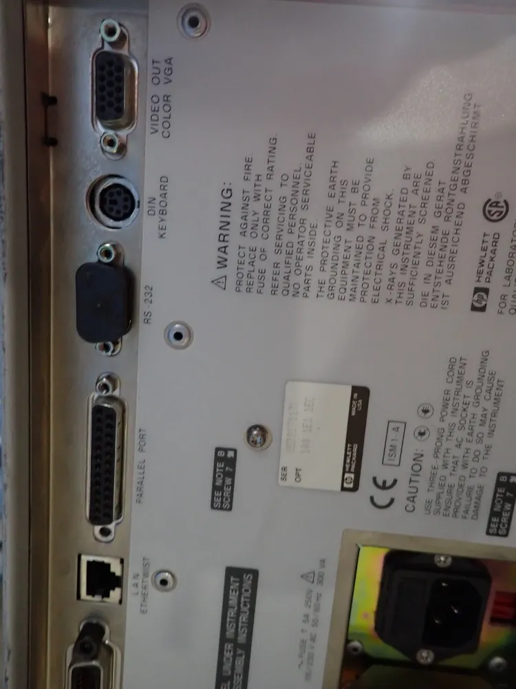 Hewlett Packard Rf Network Analyzer - 8714c