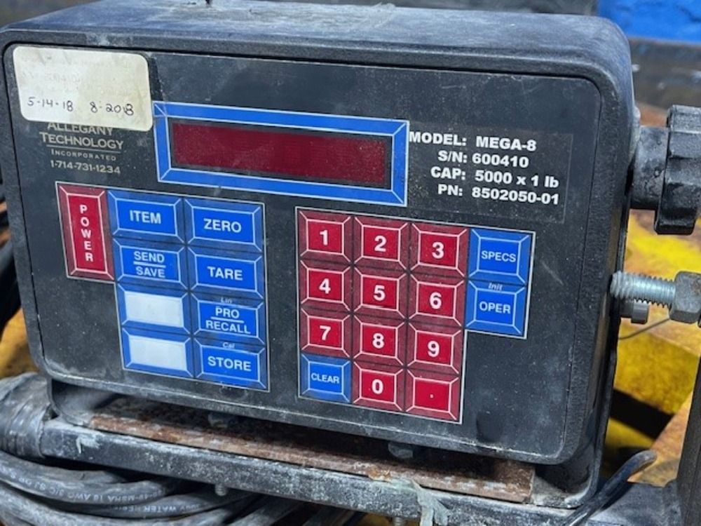 Cascade 6000 Lbs Forklift Sideshift Mast W/scale & Dro - 60d-ss-91b