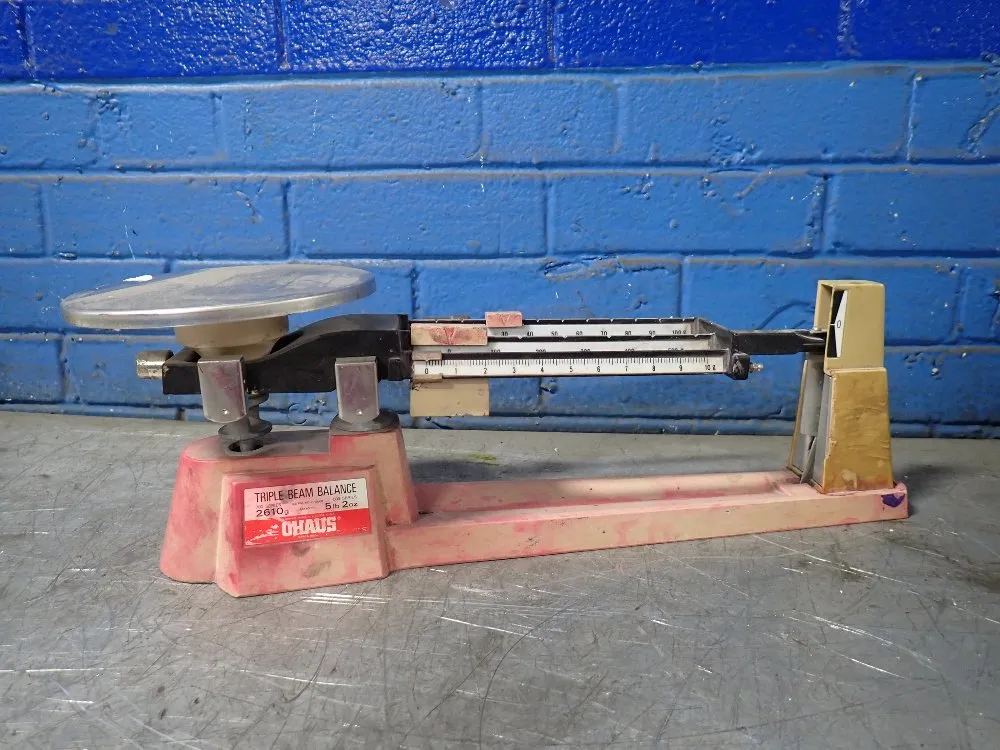 Ohaus 5 Lbs 2 Oz Triple Beam Balance