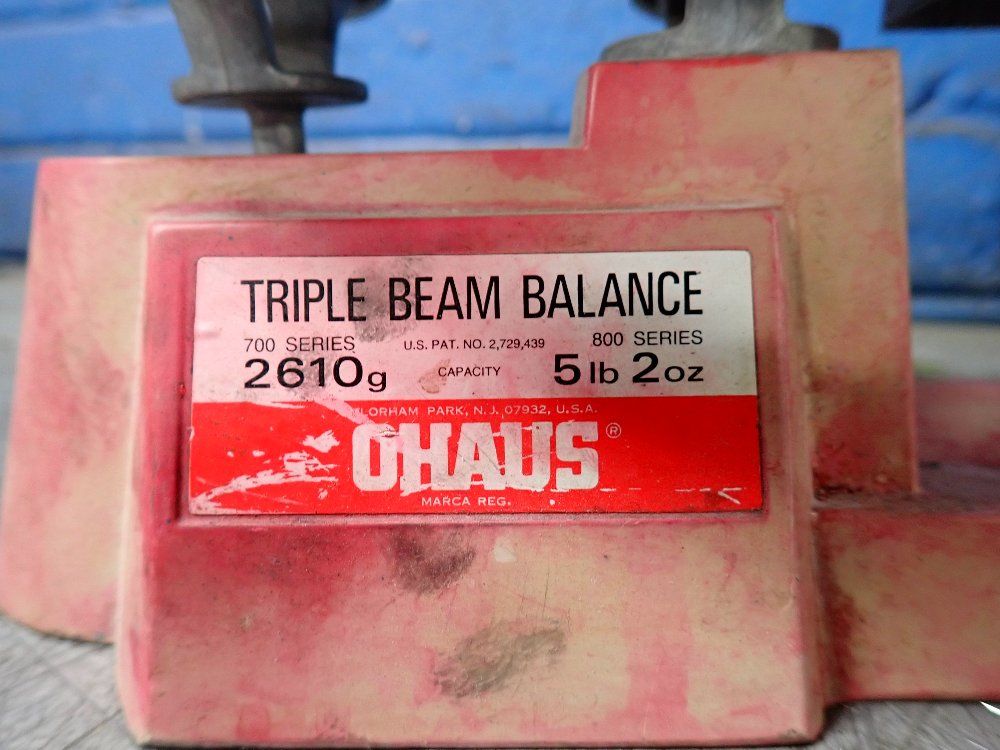 Ohaus 5 Lbs 2 Oz Triple Beam Balance